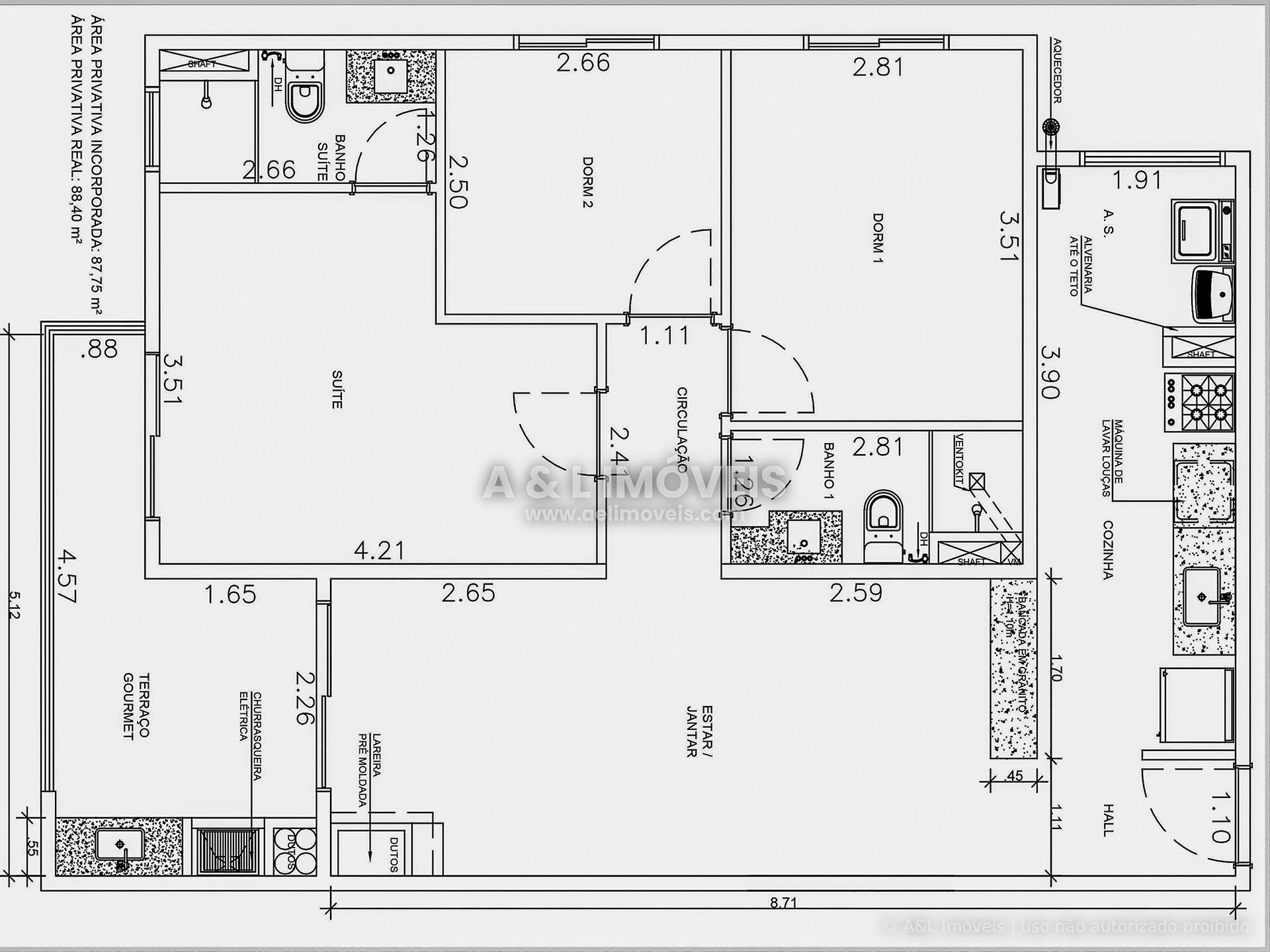 Apartamento, 3 quartos, 87 m² - Foto 42