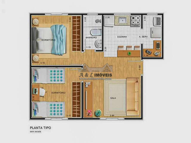 #253 - Apartamento para Venda em Campos do Jordão - SP - 3